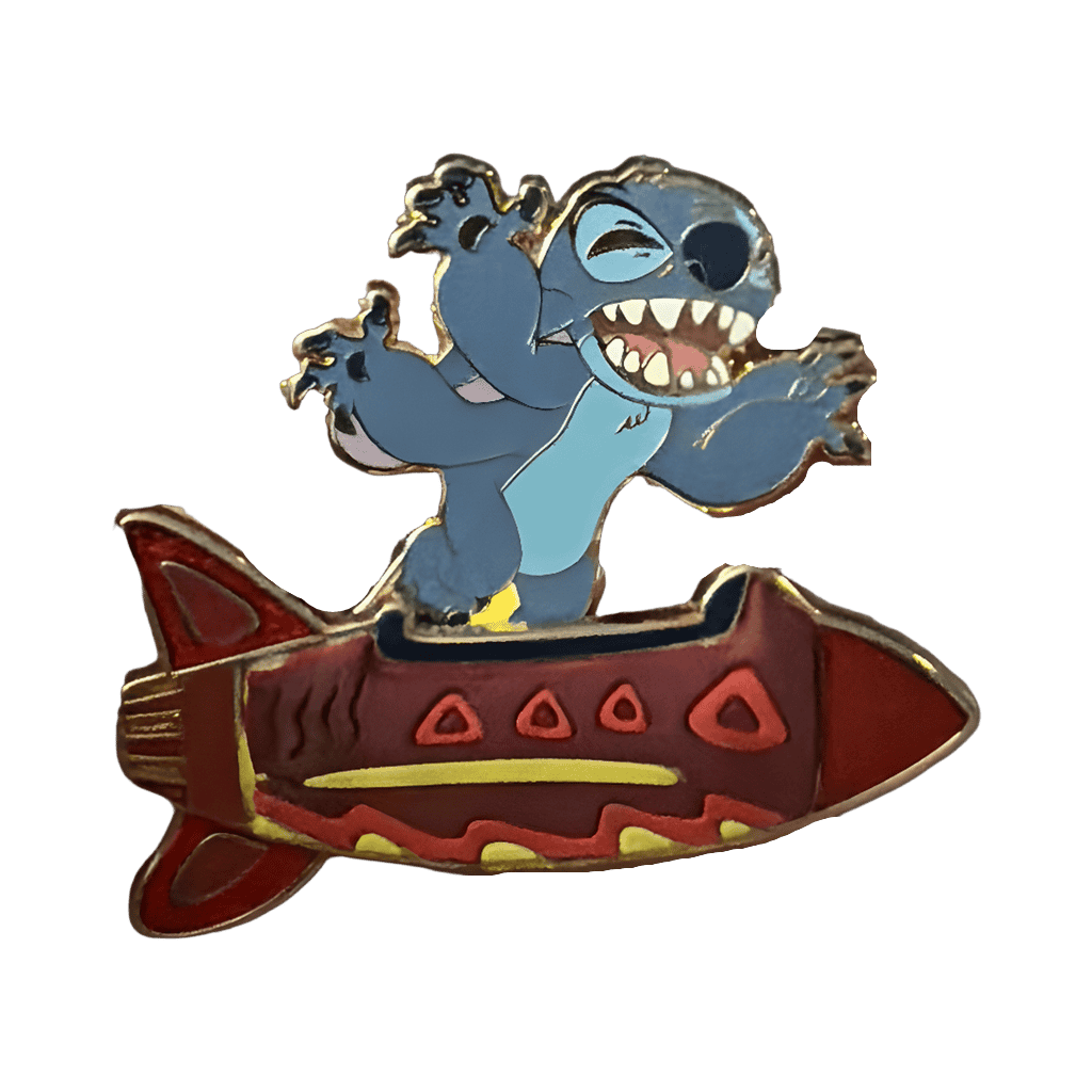 Stitch in Spaceship Disney pin