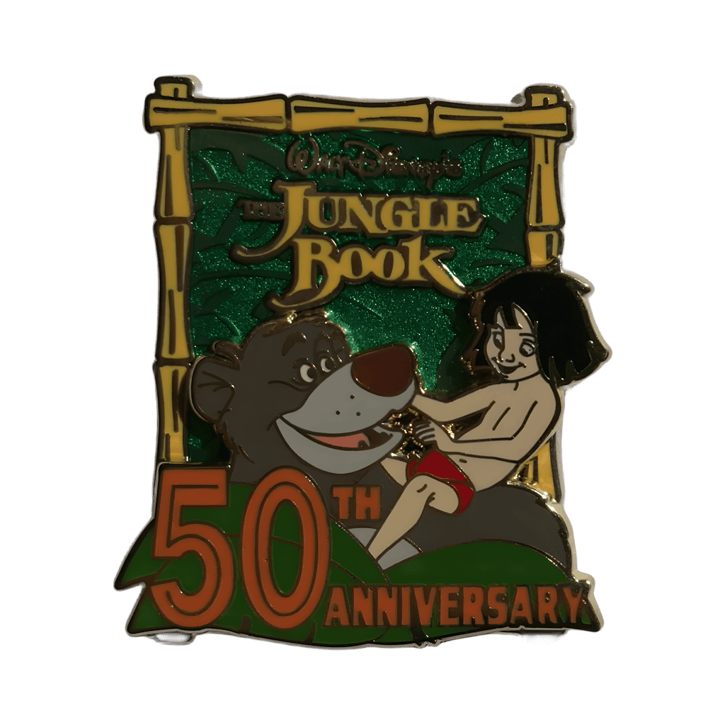 Baloo and Mowgli Disney pin