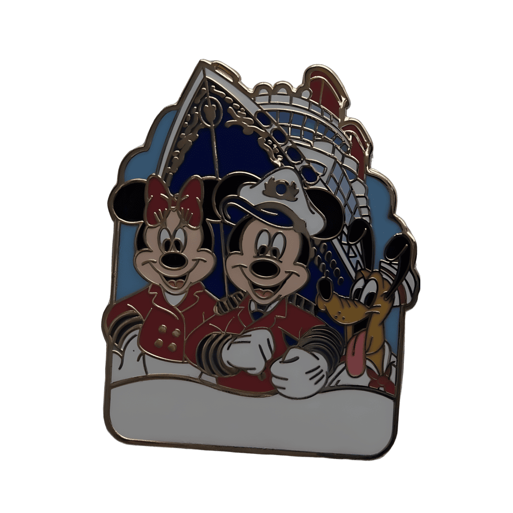 Captain Mickey & Minnie Mouse Pluto (Blank) Disney pin