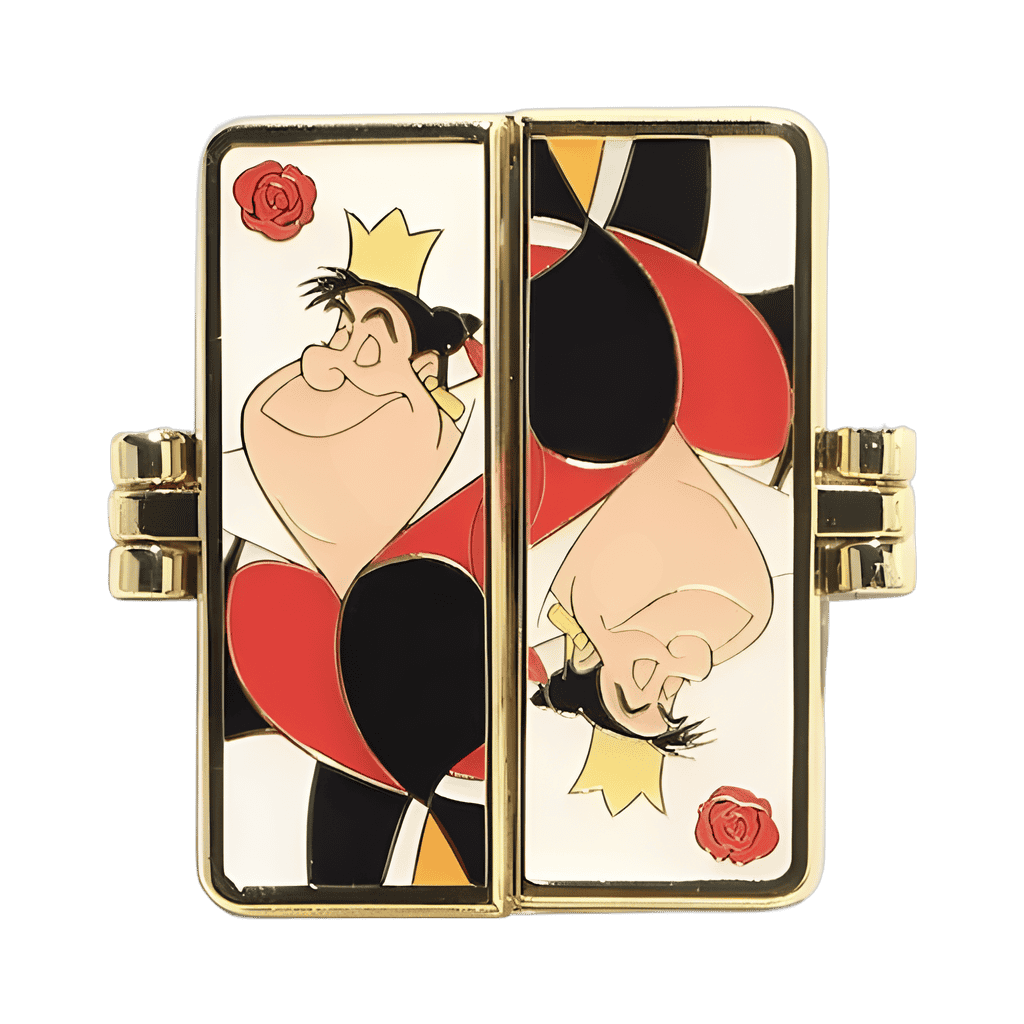 Queen of Hearts, King of Hearts and Card Soldier Disney pin