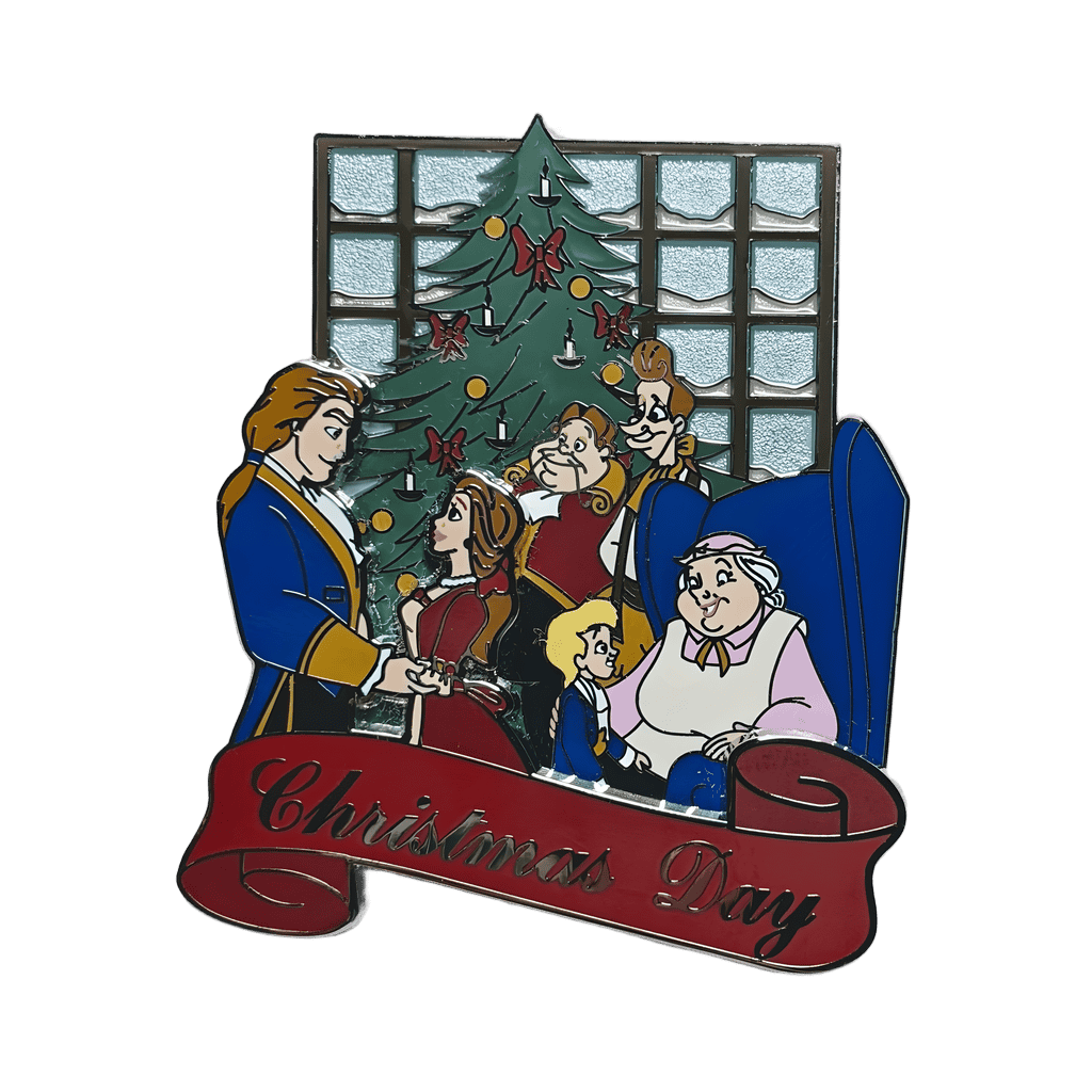 Beauty and the Beast Christmas Day Disney pin