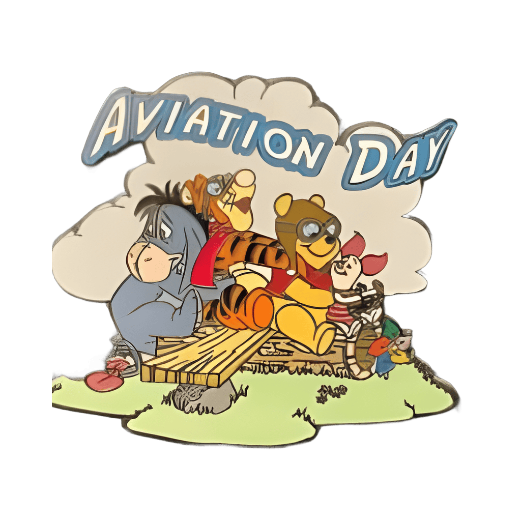 Aviation Day Winnie Pooh and Friends Disney Auction LE 500 Disney pin