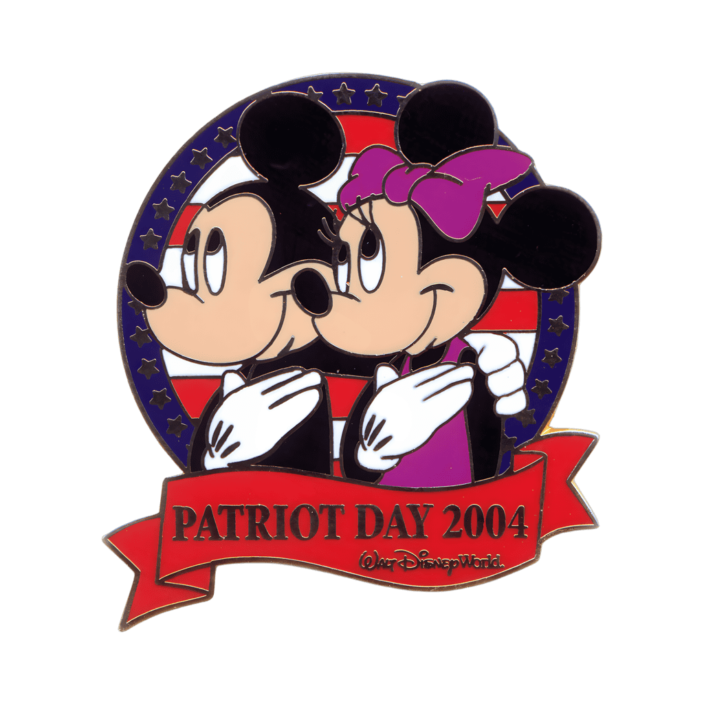 WDW - Patriot Day 2004 - Mickey and Minnie Disney pin