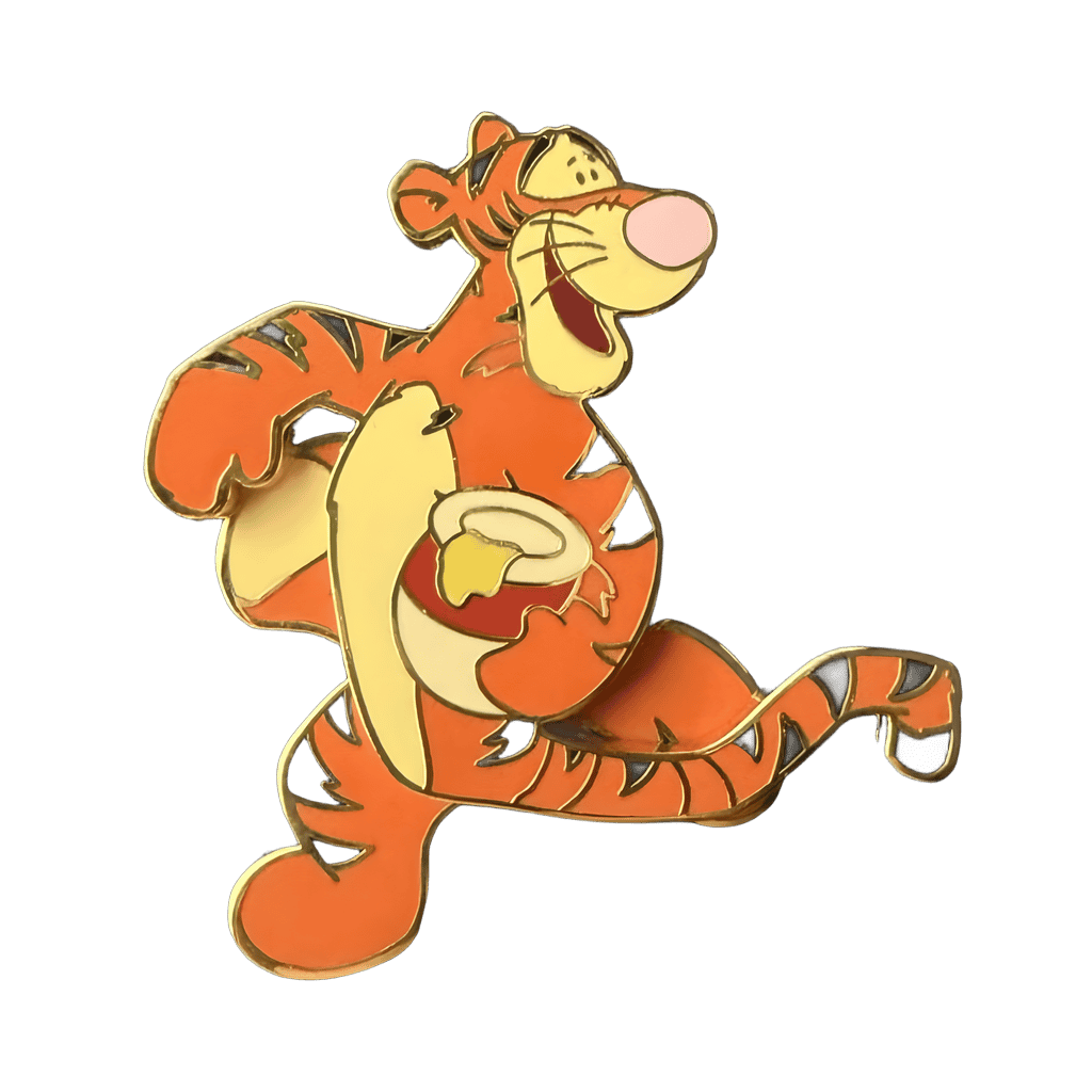 Tigger Running Disney pin