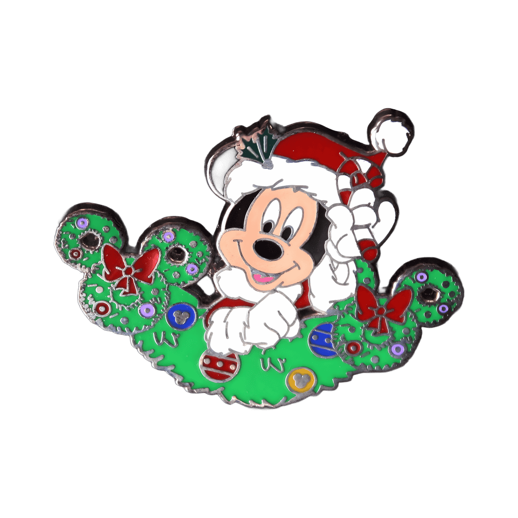Santa Mickey with Candy Cane Disney pin