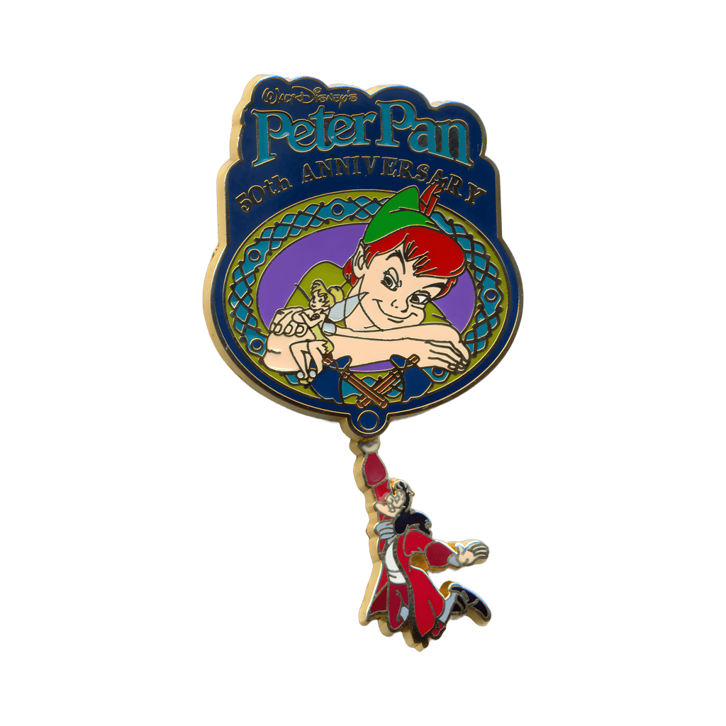 Captain Hook Dangle Disney pin
