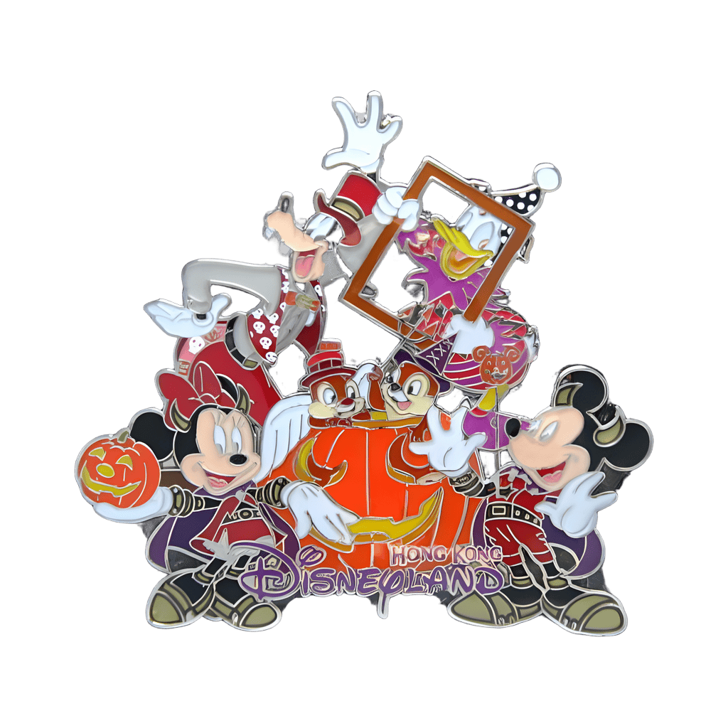 Mickey Minnie Donald Goofy Chip and Dale Disney pin