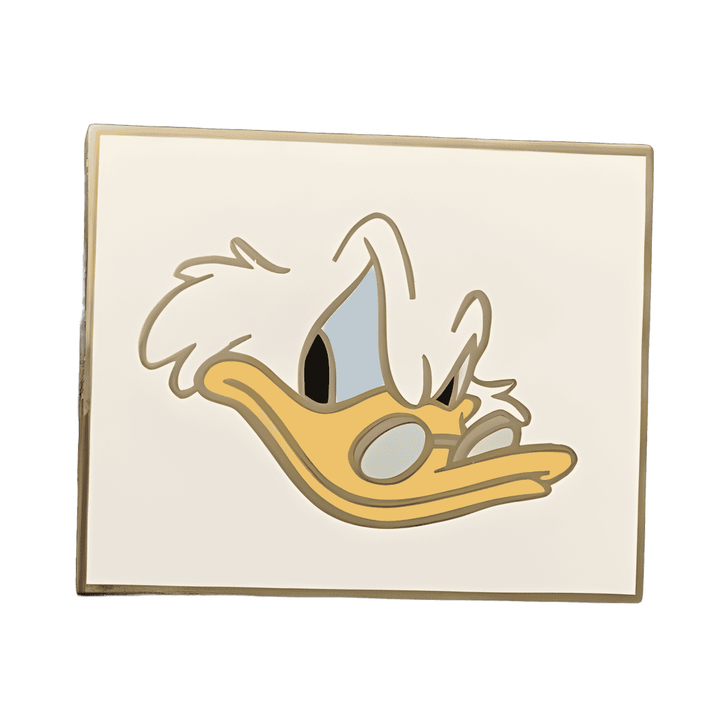 Scrooge McDuck Face Portrait Disney pin