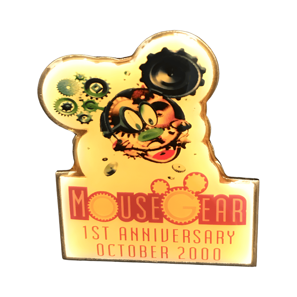 Mouse Gear 1st Anniversary October 2000 Disney pin