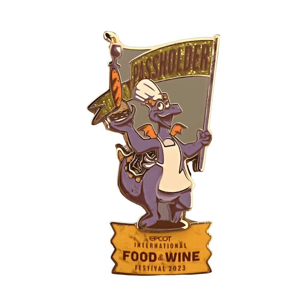 Food and wine figment pass holder 2023 Disney pin