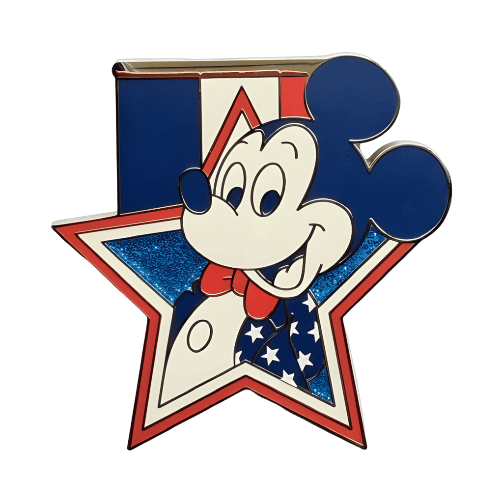Mickey Mouse USA Star Disney pin