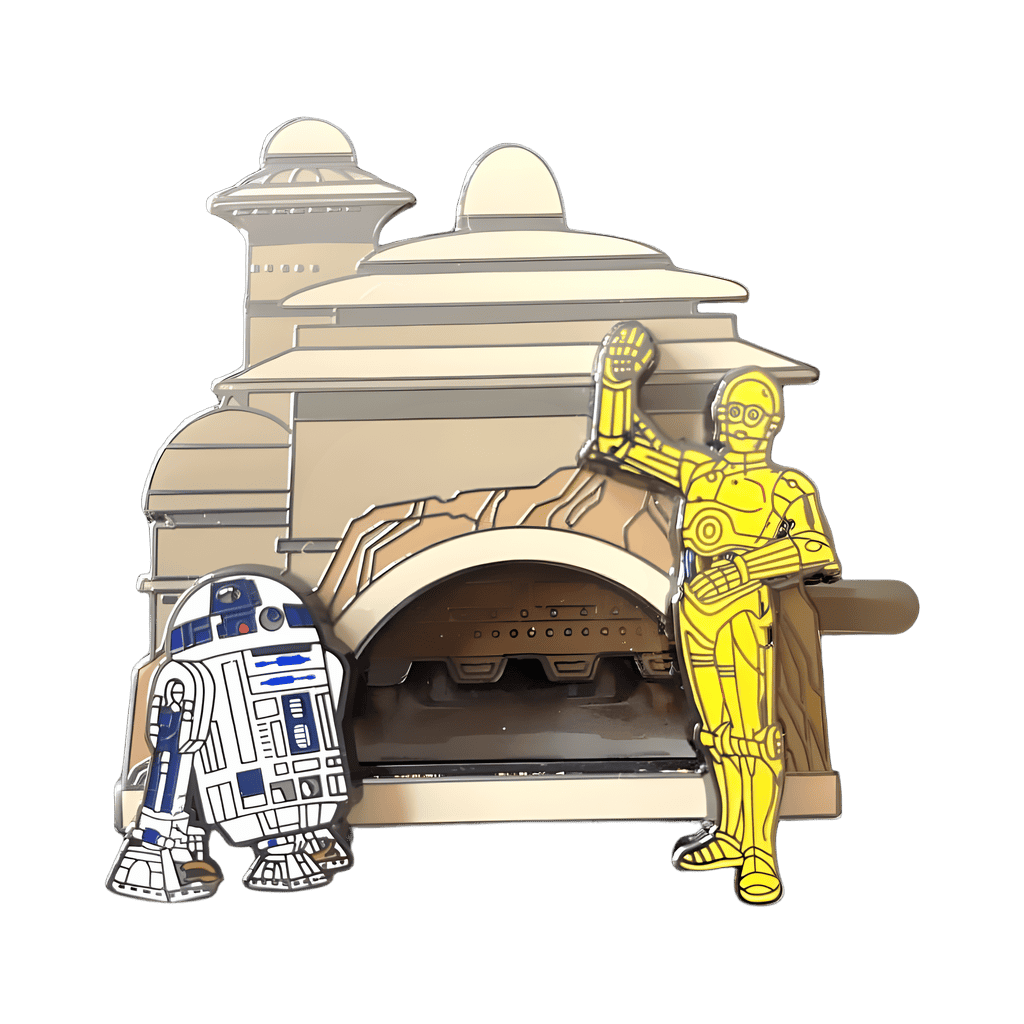 R2-D2 and C-3PO at Jabba the Hutt's Palace Disney pin