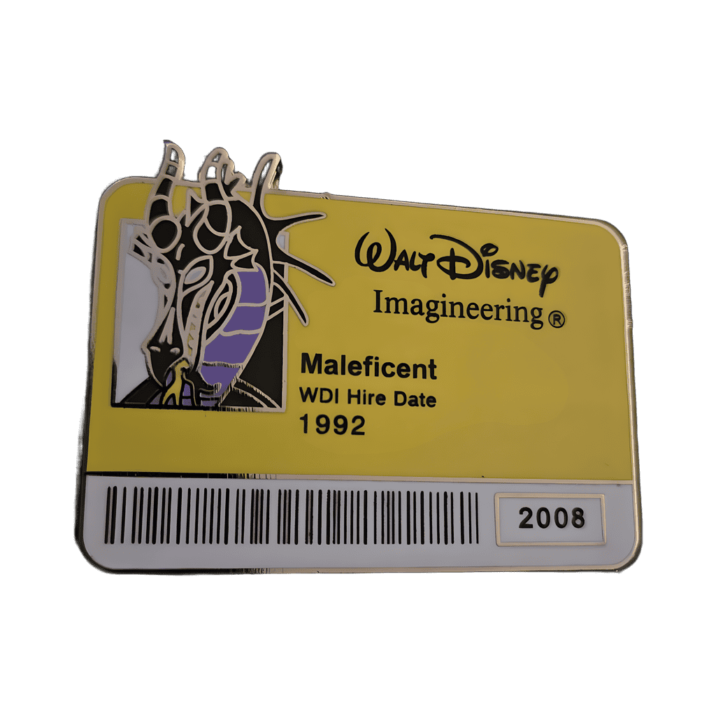 Maleficent ID Badge Disney pin