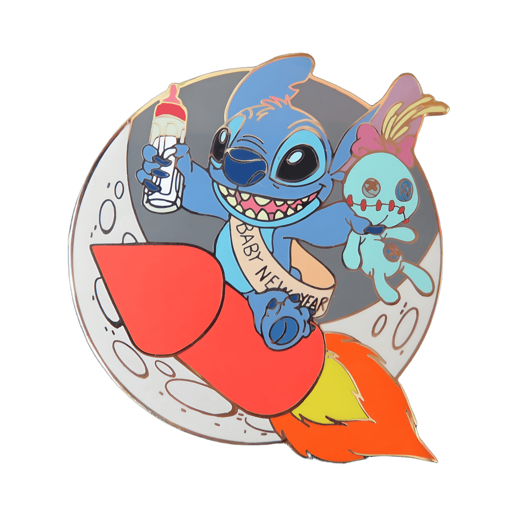 Baby New Year Stitch Disney pin