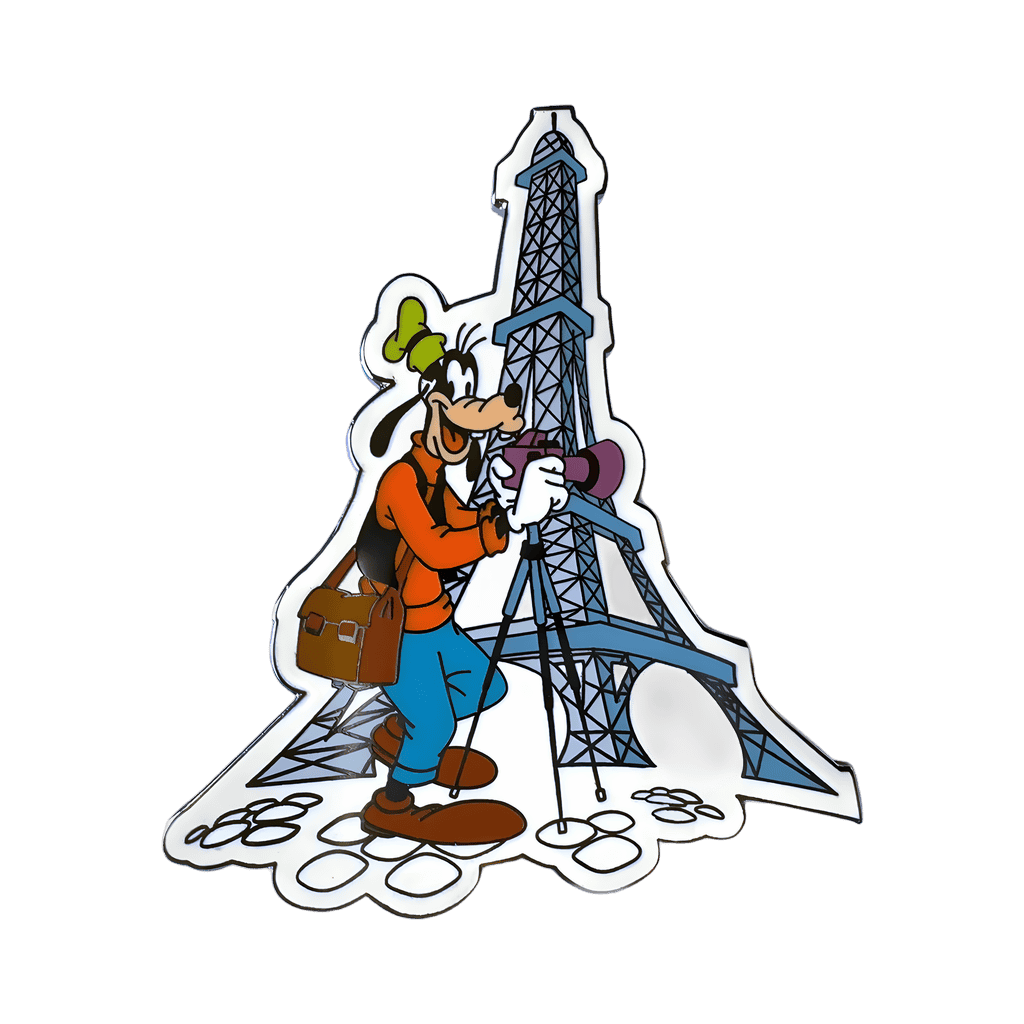 Goofy with Camera - Eiffel Tower Disney pin