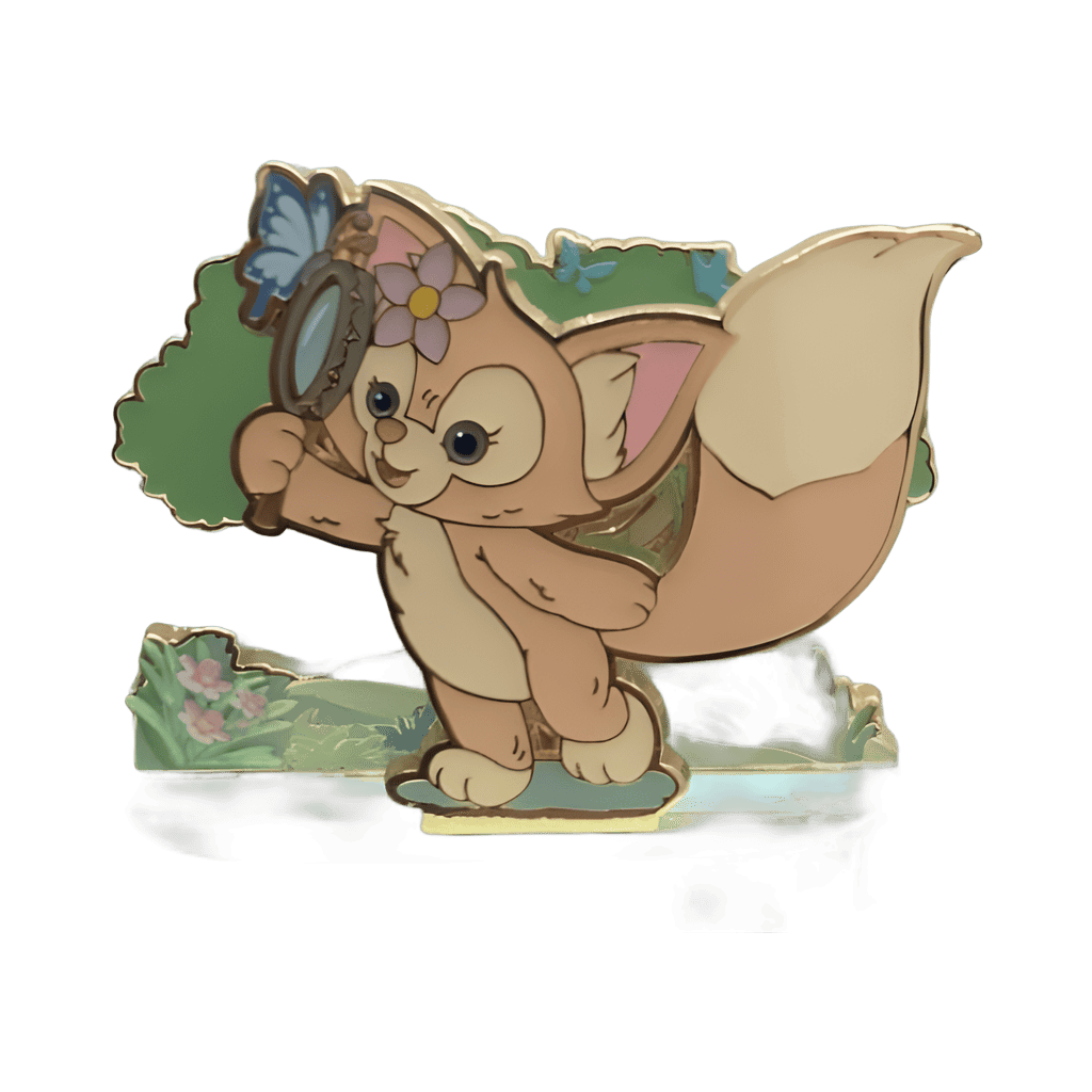 Linabell Investigating Butterfly - 3D Diorama Disney pin