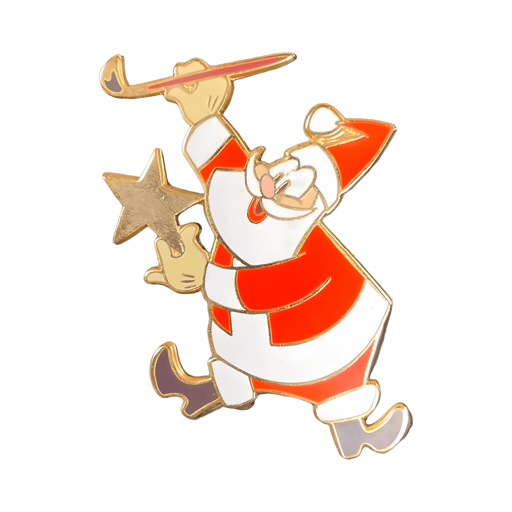 Days 1 Through 4 Pin Set - Santa Claus Painting Star Disney pin