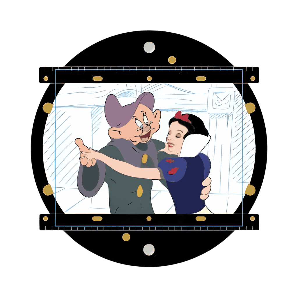 Snow White and Dopey Disney pin