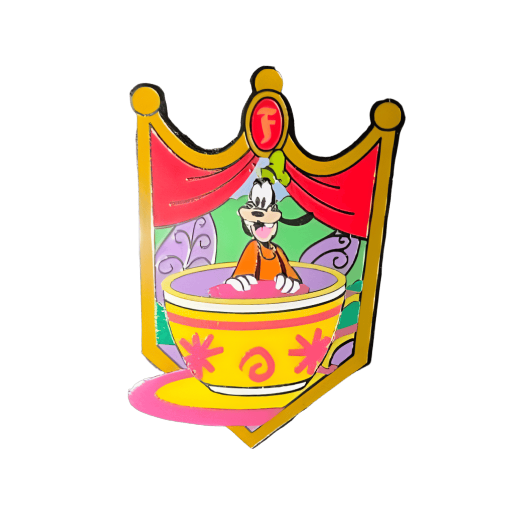 Goofy on Mad Tea Party Disney pin