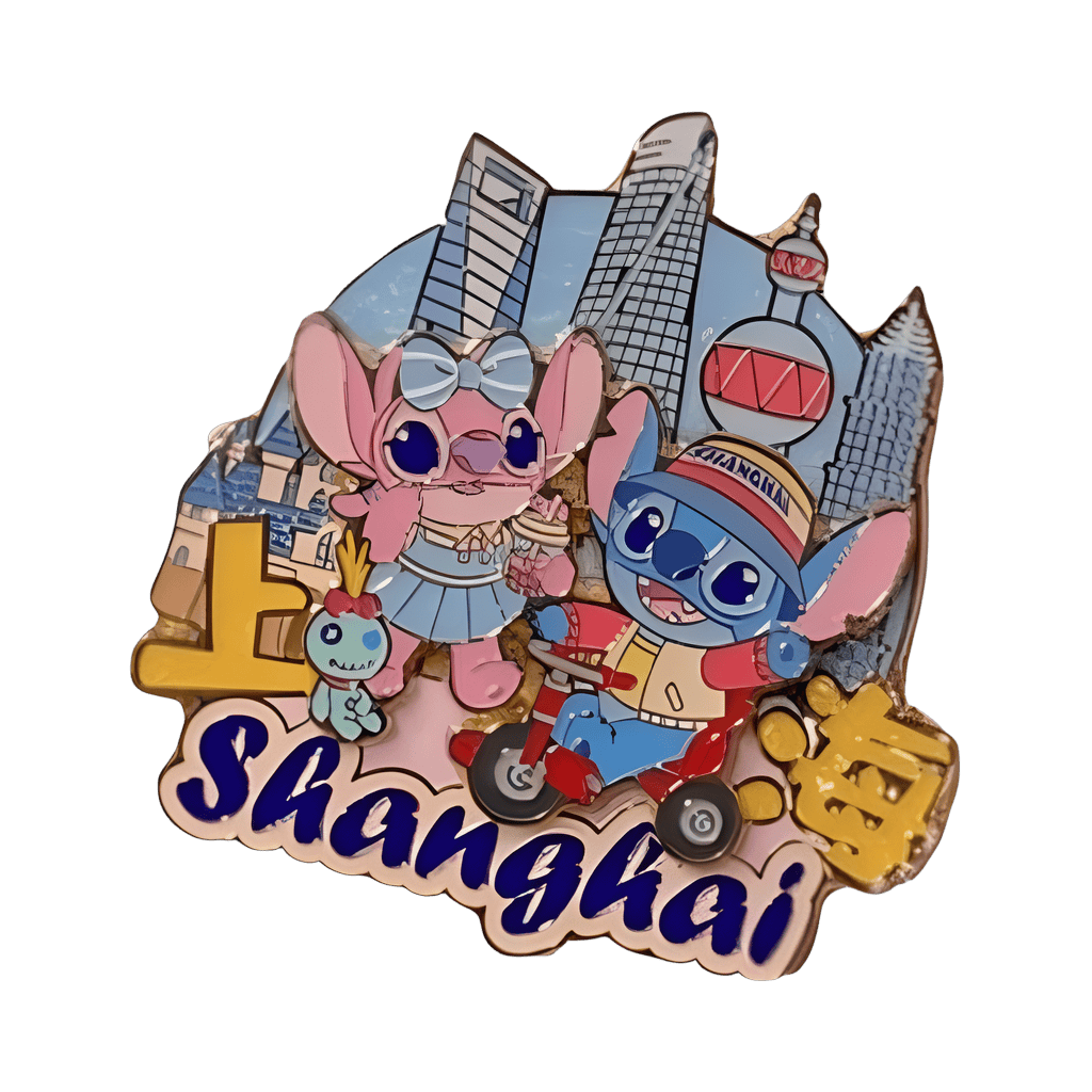Shanghai - Stitch, Scrump and Angel Disney pin