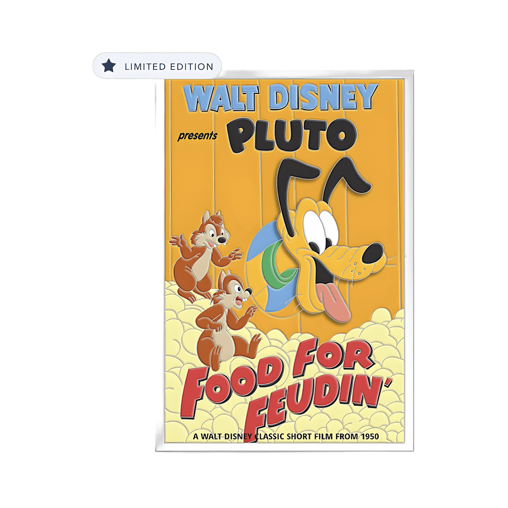 Pluto, Chip and Dale Food for Feudin' Disney pin