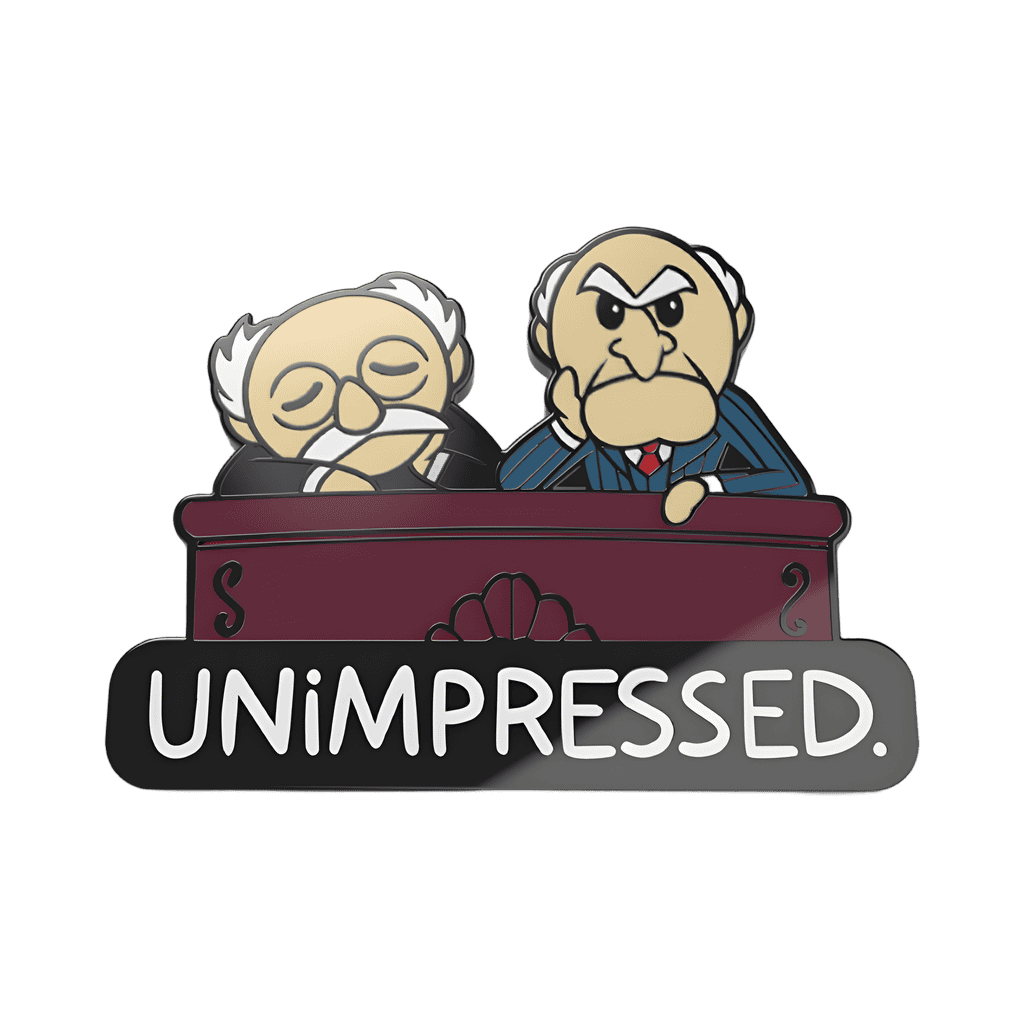Statler and Waldorf: Unimpressed Disney pin