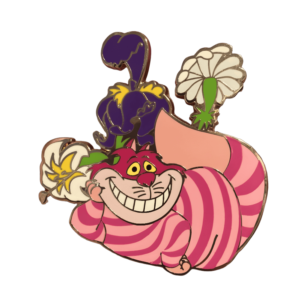 DLP DLRP Paris Alice in Wonderland Cheshire Flowers Disney Pin 138483 Disney pin