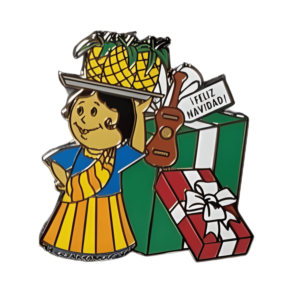 Mexican Girl with Pineapple and Presents Disney pin