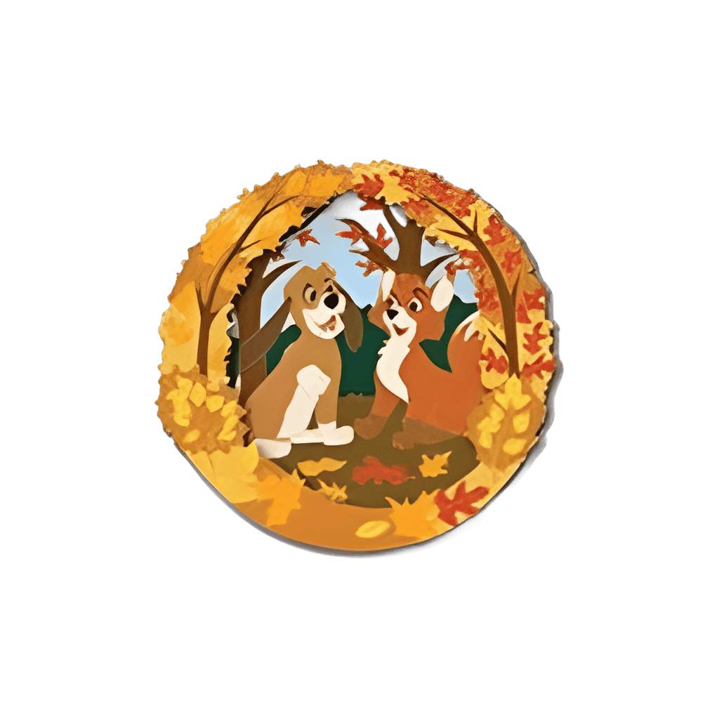 Fall - Tod and Copper Disney pin
