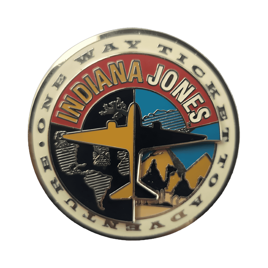 Indiana Jones Bezel Spinner - One Way Ticket to Adventure Disney pin