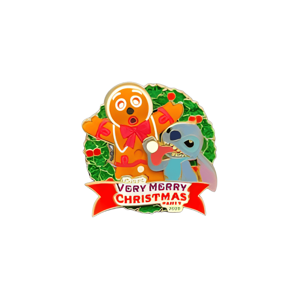 Stitch and Gingerbread Man Disney pin