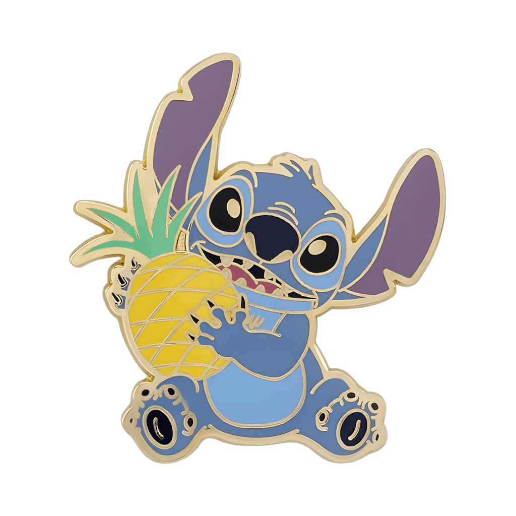 Stitch Holding Pineapple Disney pin