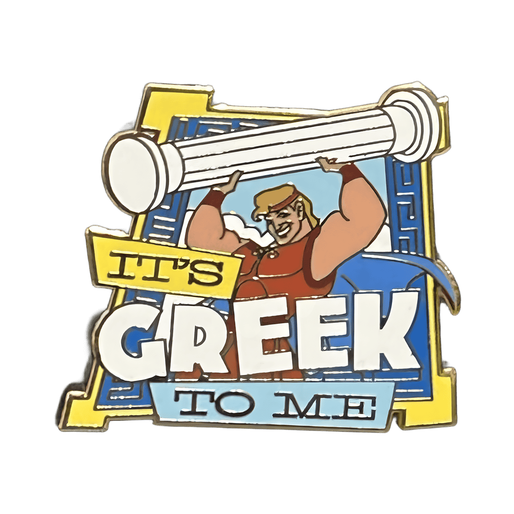 Hercules - It’s Greek To Me Disney pin