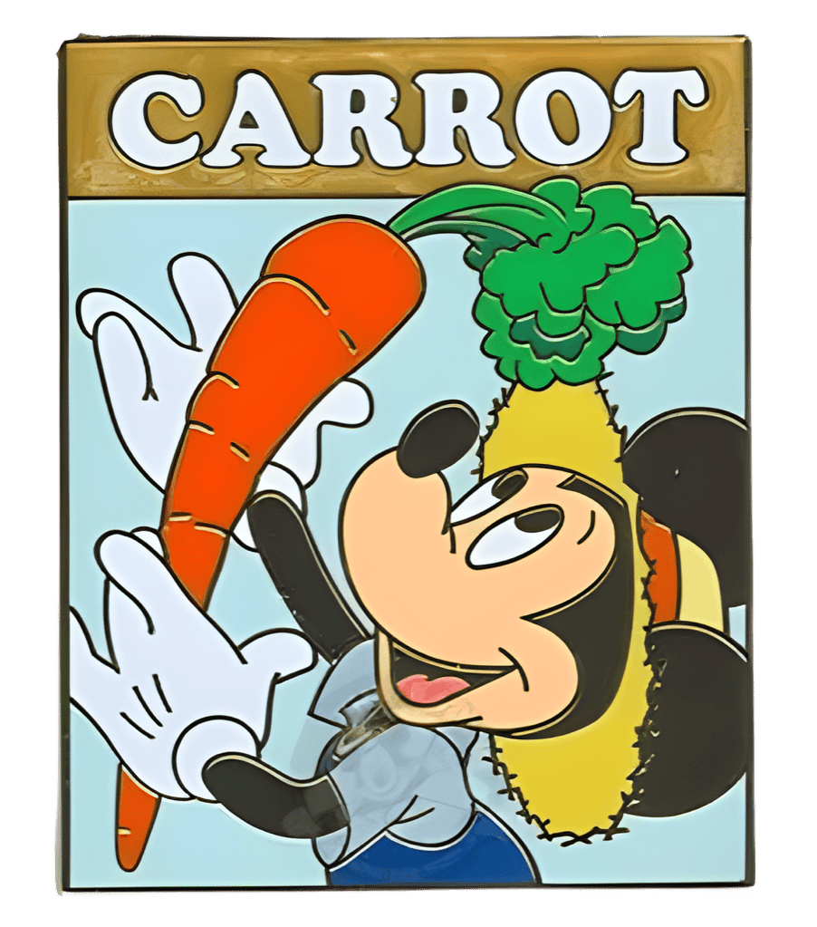 Mickey Mouse Carrot Disney pin