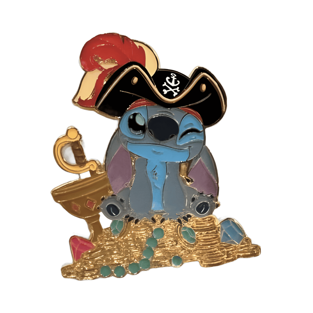 Stitch as a Pirate Disney pin