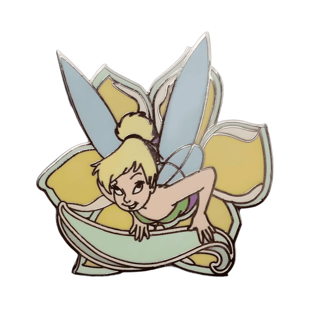 Tinker Bell in Center of a Flower Disney pin