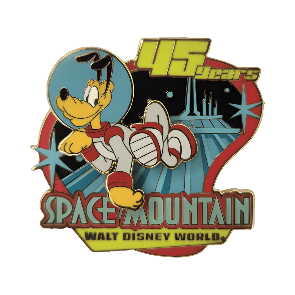 Space Mountain 45th - Pluto Swivel Disney pin