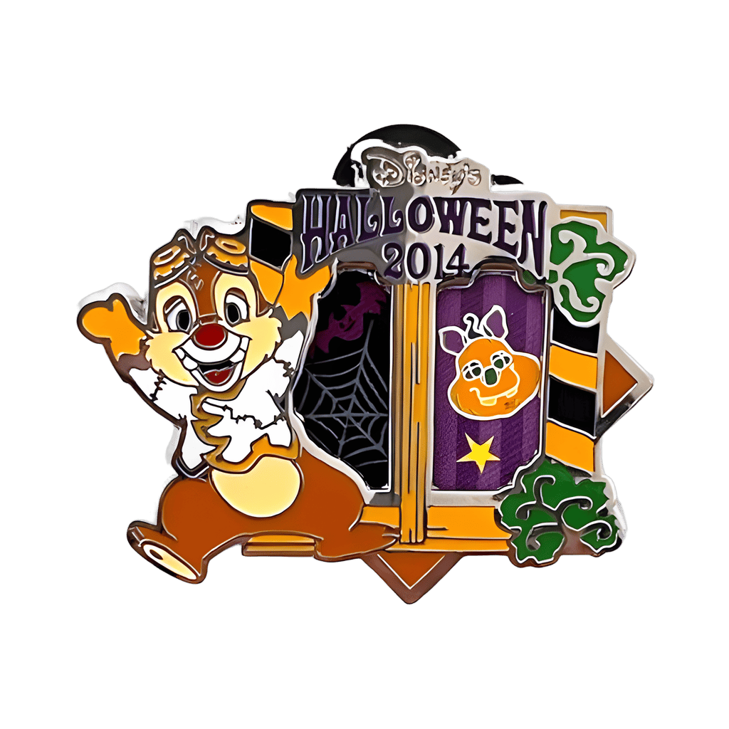 Halloween 2014 - Chip & Dale - Slider Disney pin