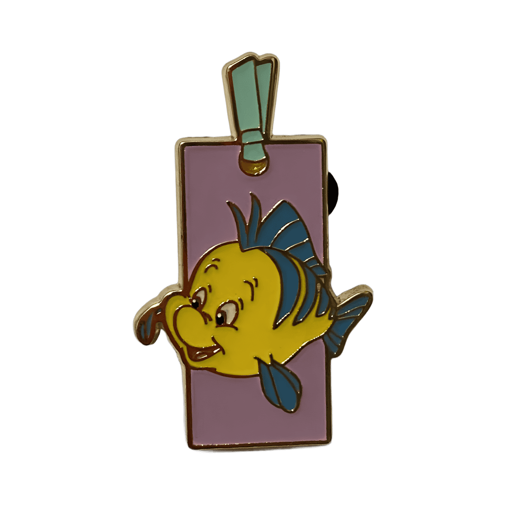 Flounder bookmark Disney pin