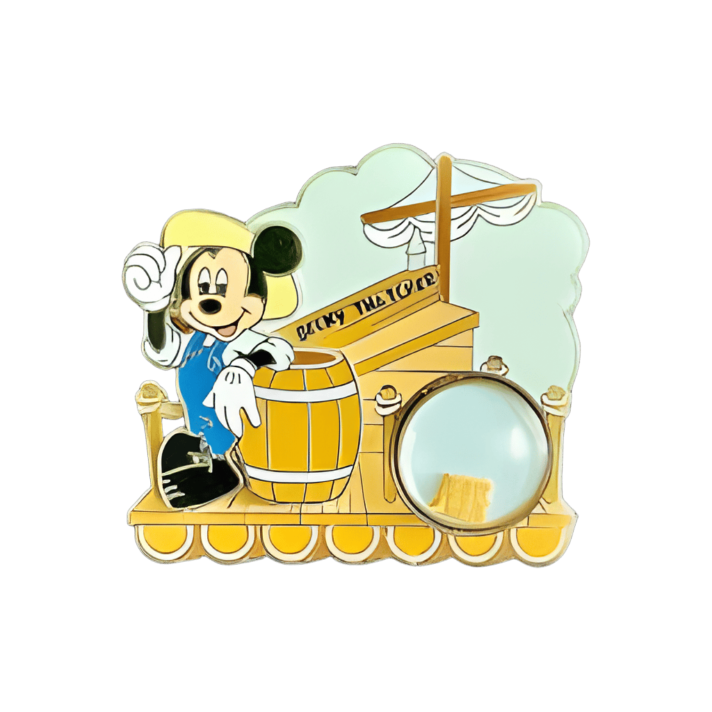 Mickey Mouse Rafts to Tom Sawyer's Island Disney pin