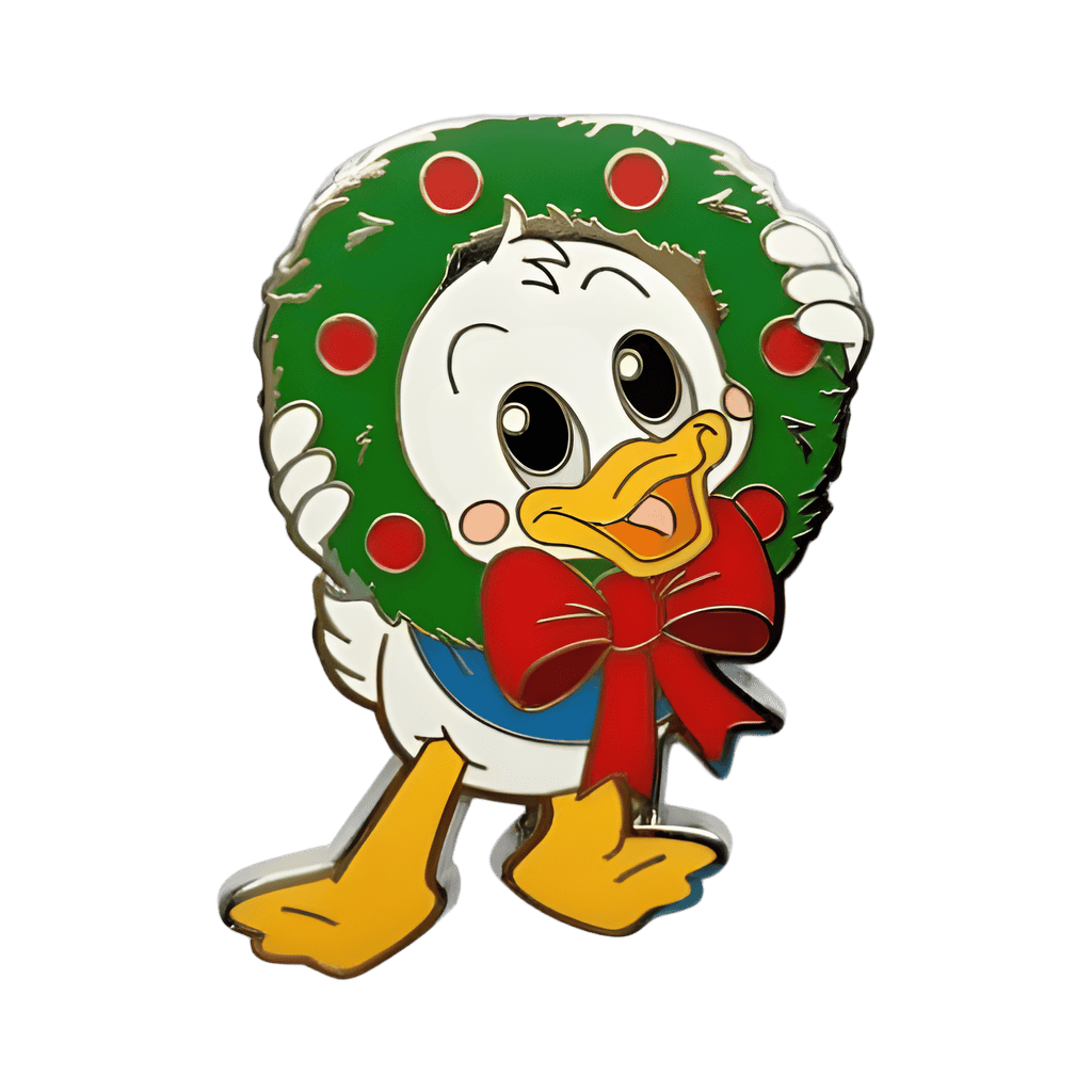 Donald Duck with Wreath Disney pin