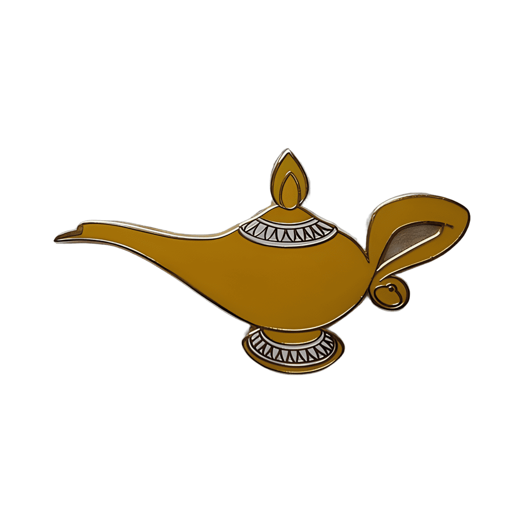 Magic lamp Disney pin