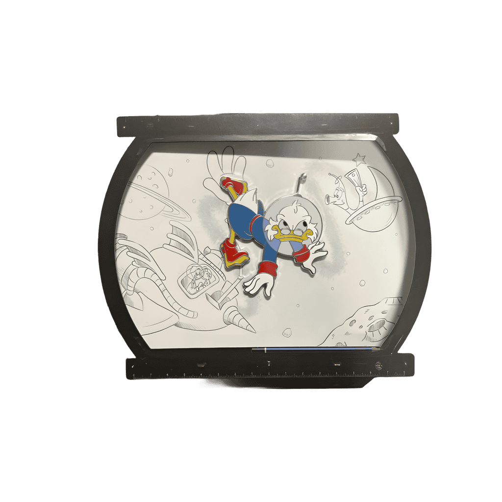 Scrooge McDuck in space helmet - DuckTales 35th Anniversary Jumbo Disney pin