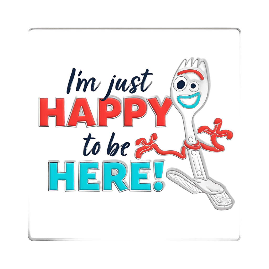 DLR/WDW - Happy to be Here - Forky - Toy Story 4 Disney pin