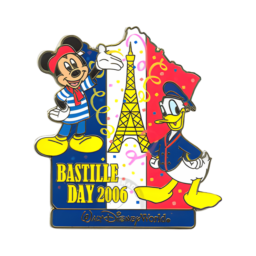 Mickey and Donald with the Eiffel Tower Disney pin