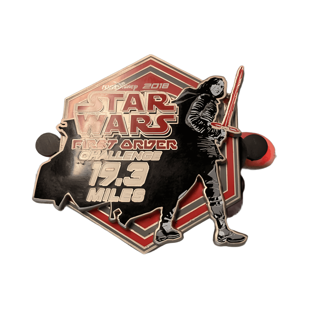 Kylo Ren First Order - Challenge 19.3 Miles Disney pin