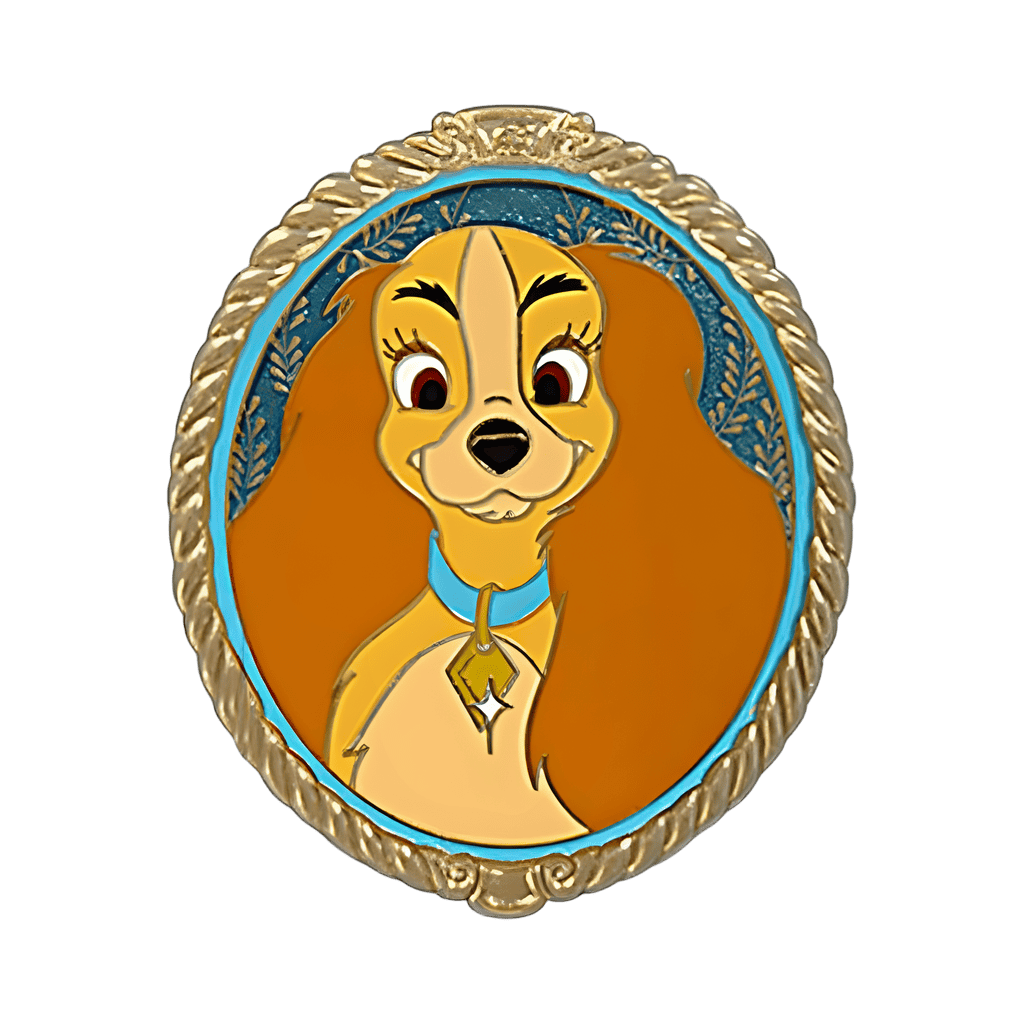 Lady Portrait Disney pin