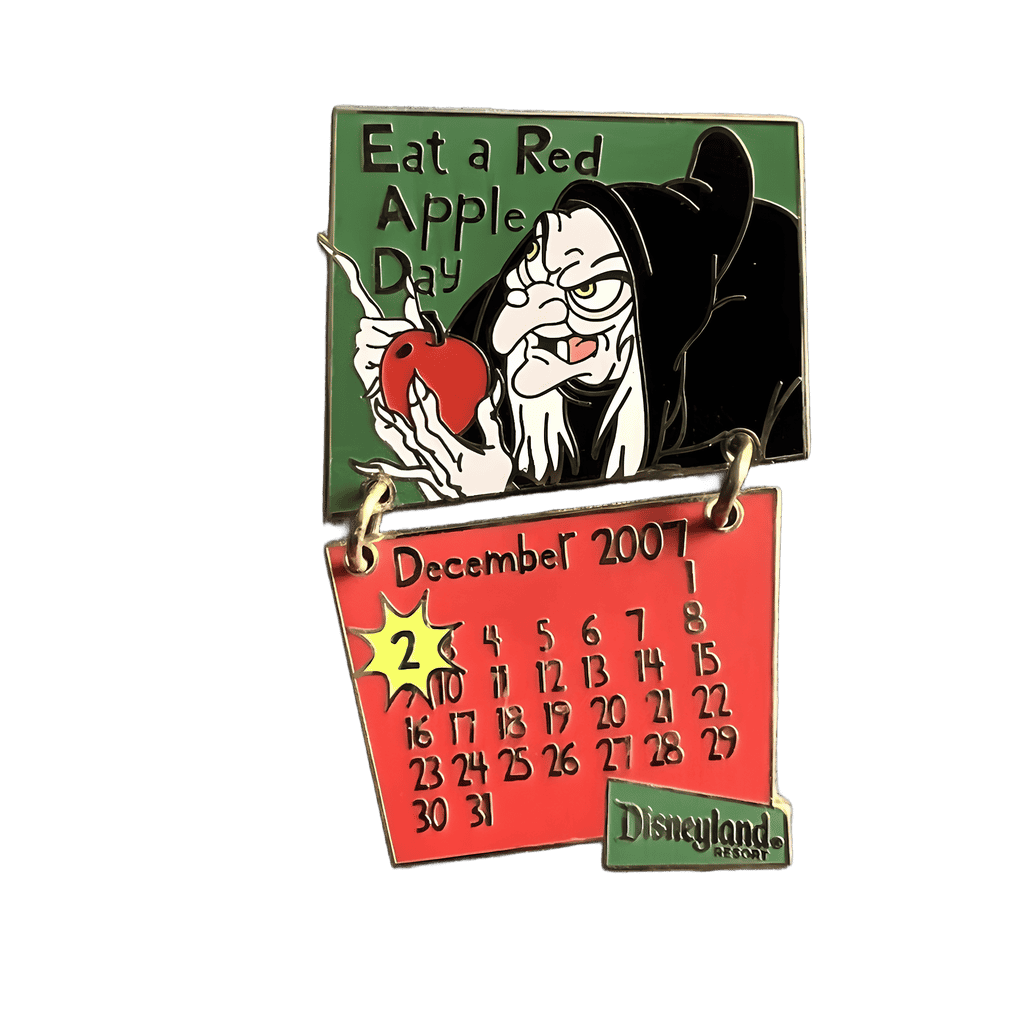 December (Eat A Red Apple Day) Disney pin