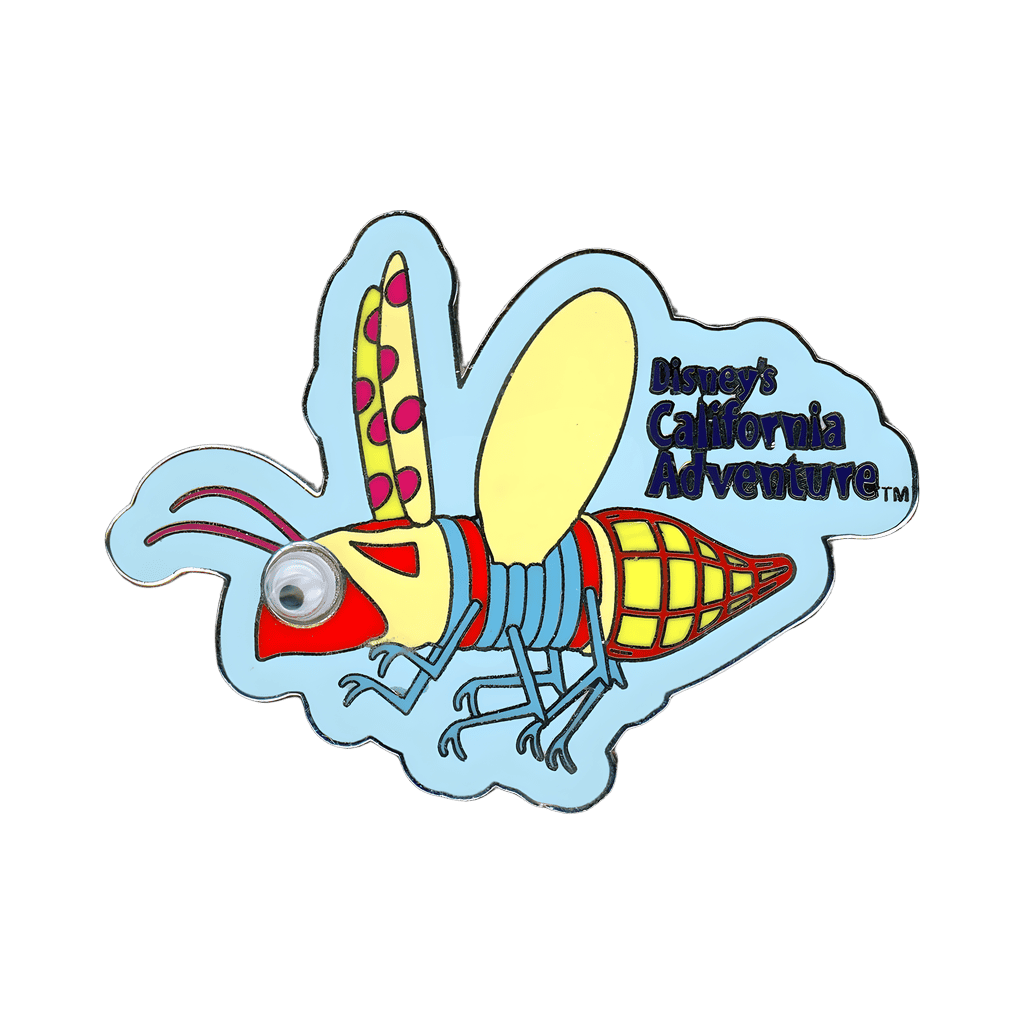 Greetings from California — Red Flying Bug (Googly Eyes) Disney pin