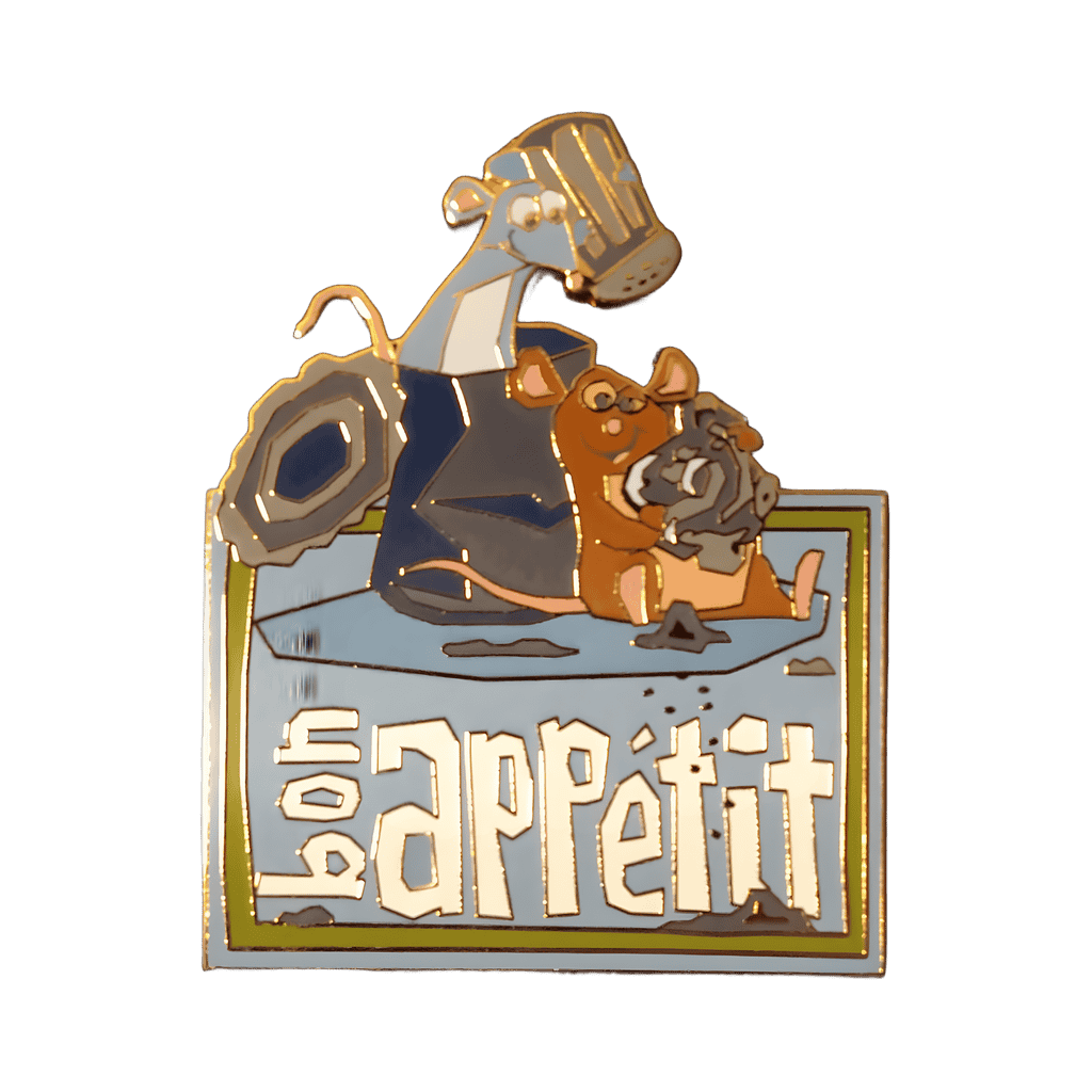 Bon Appetit featuring Remy and Emile Disney pin
